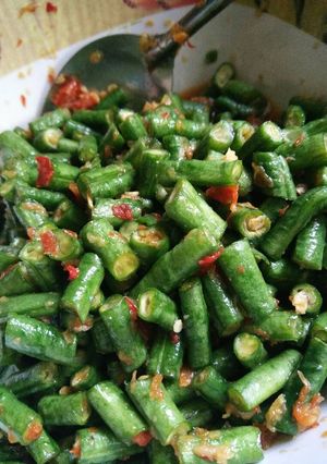 Foto resep Pencok kacang panjang