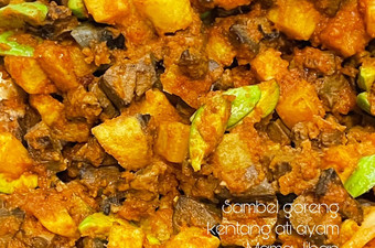 Anti Ribet, Memasak Sambel goreng Kentang Ati Pete Bahan Sederhana