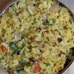 A picture of Poha UpmaEvening snack.