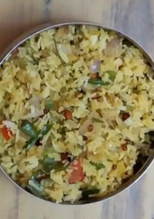 A picture of Poha UpmaEvening snack.