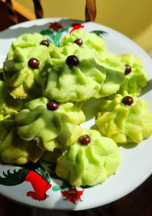Foto resep Kue Semprit Pandan