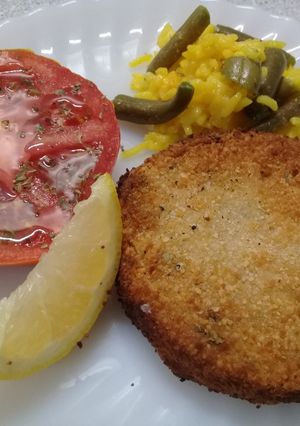 Una foto de Milanesas de soja 🌿🍪 | Milanesas de soya | Muy fáciles | Muy ricas | Paso a paso ✅