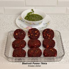 A picture of Beetroot Potato Tikkis – Colorful, Crunchy & Healthy Snack for Any Time Cravings!.