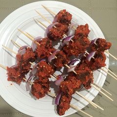 A picture of Peppered beef.