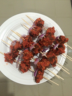 A picture of Peppered beef.