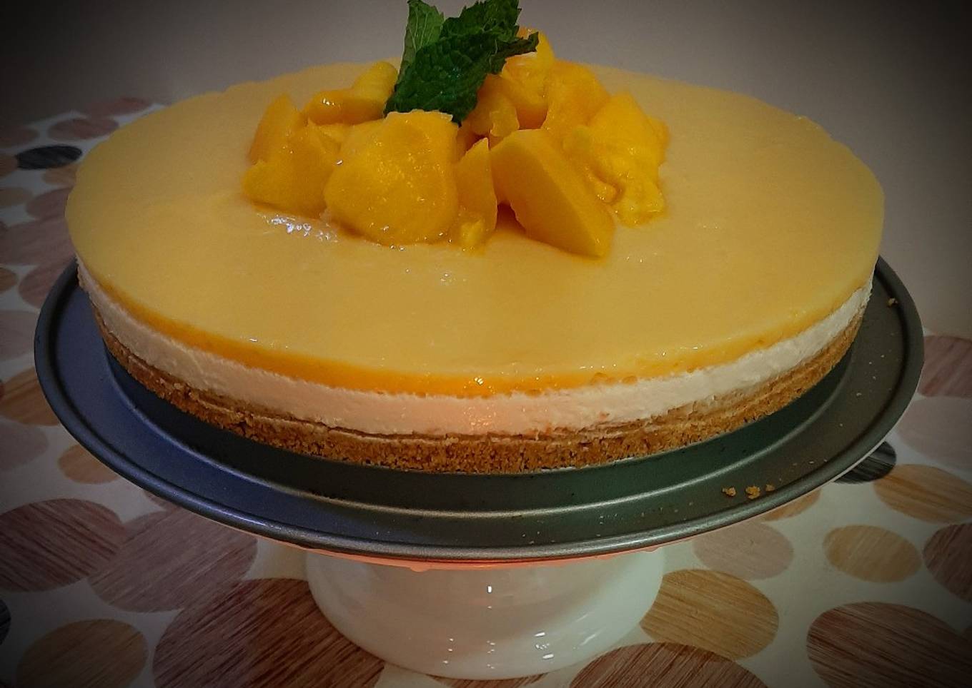 Mango cheesecake