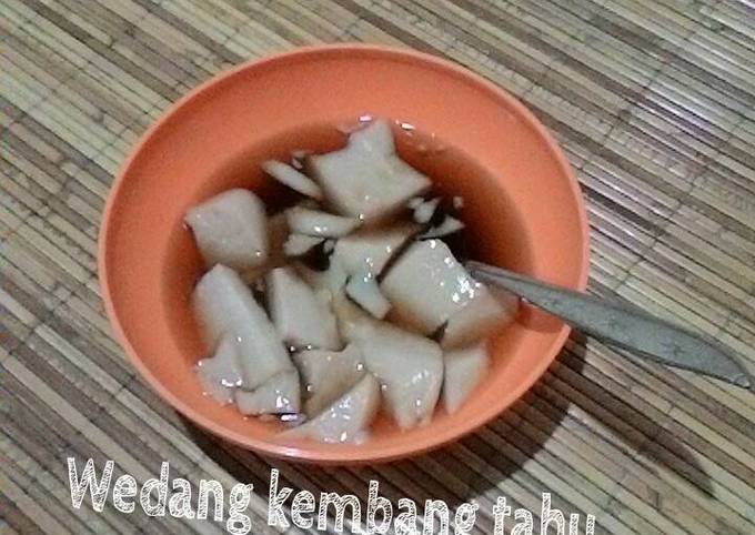 Resep Wedang Kembang Tahu Oleh Bunda Zafran Cookpad