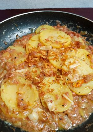Foto resep Tumis Kentang Kornet