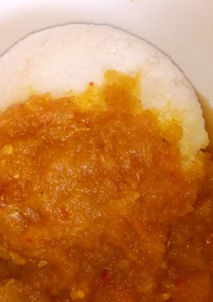 A picture of Tuwo da miyar kabewa.