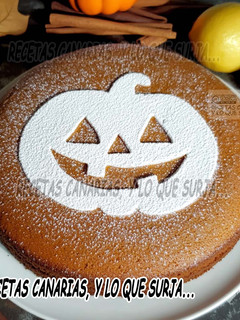 Una foto de Bizcochón de calabaza