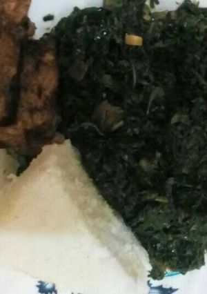 A picture of Sukuma wiki (kales).