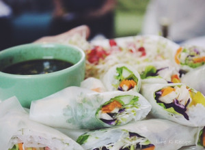 A picture of Vietnamese Style Spring Rolls.