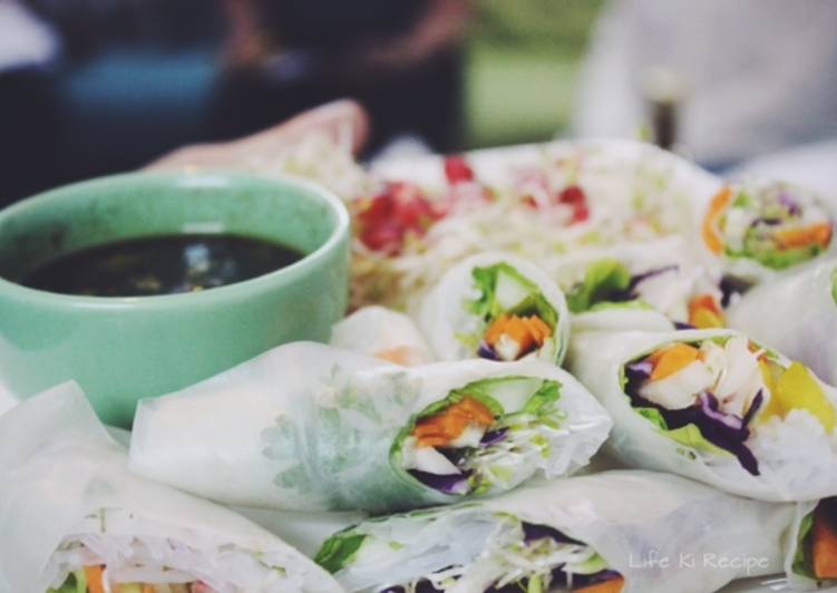 Recipe of Award-winning Vietnamese Style Spring Rolls