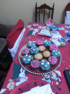 Una foto de Fáciles Cupcake navideños