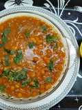 Dried Yellow Peas Ghugni or Curry