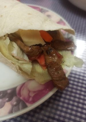 Una foto de Wrap saludable