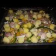 Pollo con Porción al horno