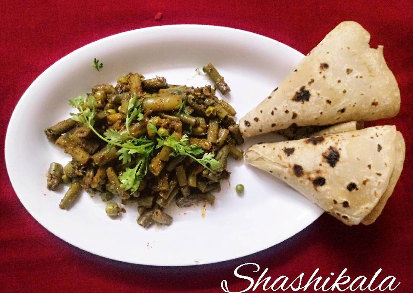 French beans bhaji