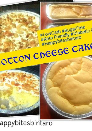 Foto resep Japanese (Cotton) Cheese Cake Keto friendly