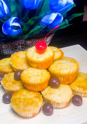 Foto resep Muffin banana sponge cake banyak+irit