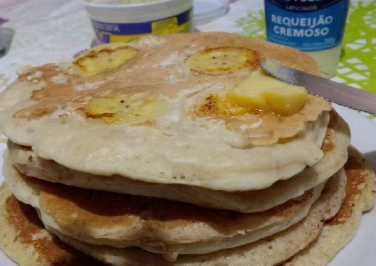 A Panqueca de Aveia com Banana e Canela