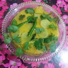 A picture of Radish Dal.