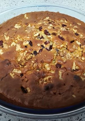 Foto principal de Bizcocho de pasas, arándanos y nueces