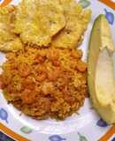 Arroz de camarón costeño con coco. #arroces