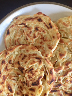 A picture of Roti Canai.