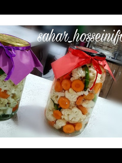 عکسی از دستور کلم شور 🥦🥕🧄🌶