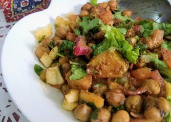 The New Way Cooking Recipe Unique chana chaat Delicious Perfect