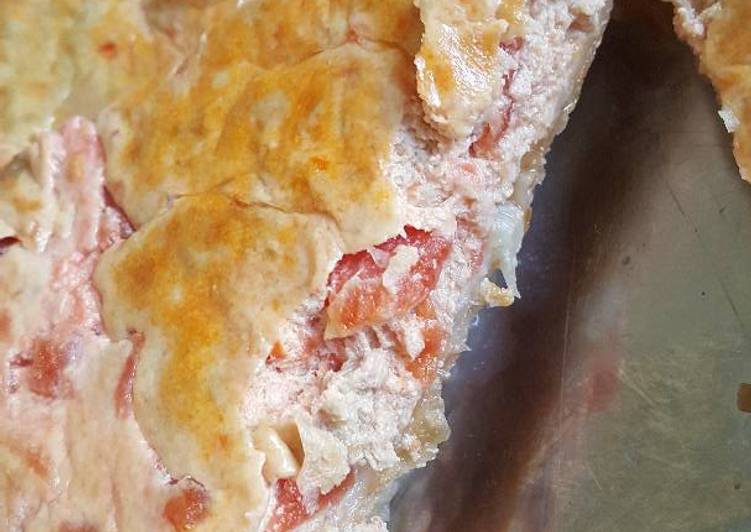 Quiche thon tomate