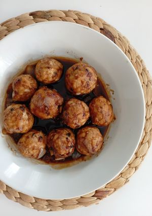 Foto resep Bola-bola Tempe Lada Hitam
