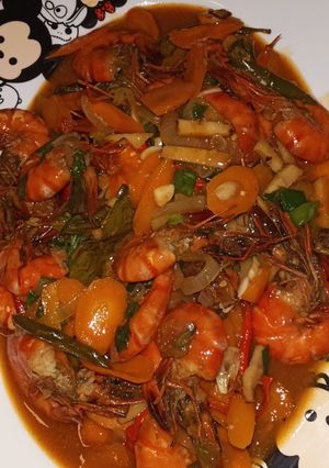 Foto resep Udang saus asam manis