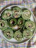 Rotolo di frittata con spirulina