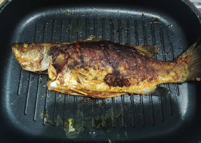 Cara Gampang Menyiapkan Ikan Siakap bakar semudah abc yang Sempurna