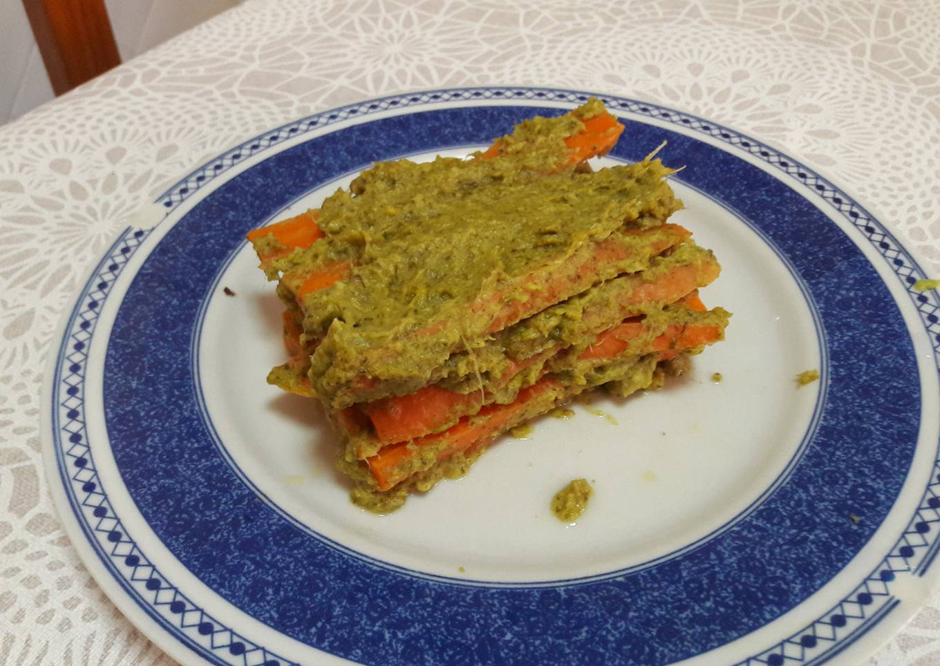 "Salmón" en salsa de aguacate sin gluten y vegano<br /> 🐟