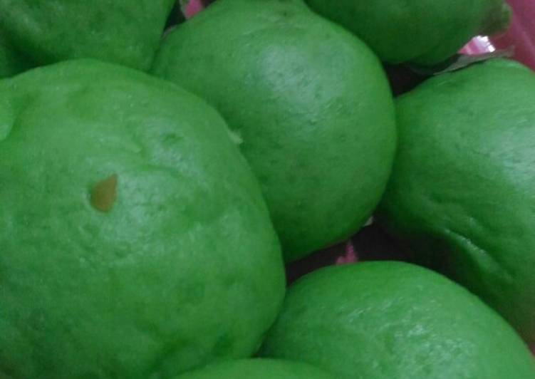 Langkah Menyiapkan Bakpao pandan Anti Gagal