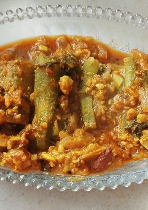 A picture of Turai ki sabji.