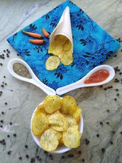 চট জলদি আলুর চিপস (Chat joldi aloor chips recipe in Bengali) রেসিপির প্রধান ছবি