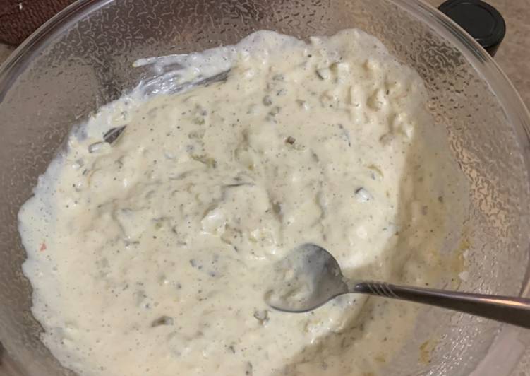 Easiest Way to Make Yummy Homemade Tartar Sauce