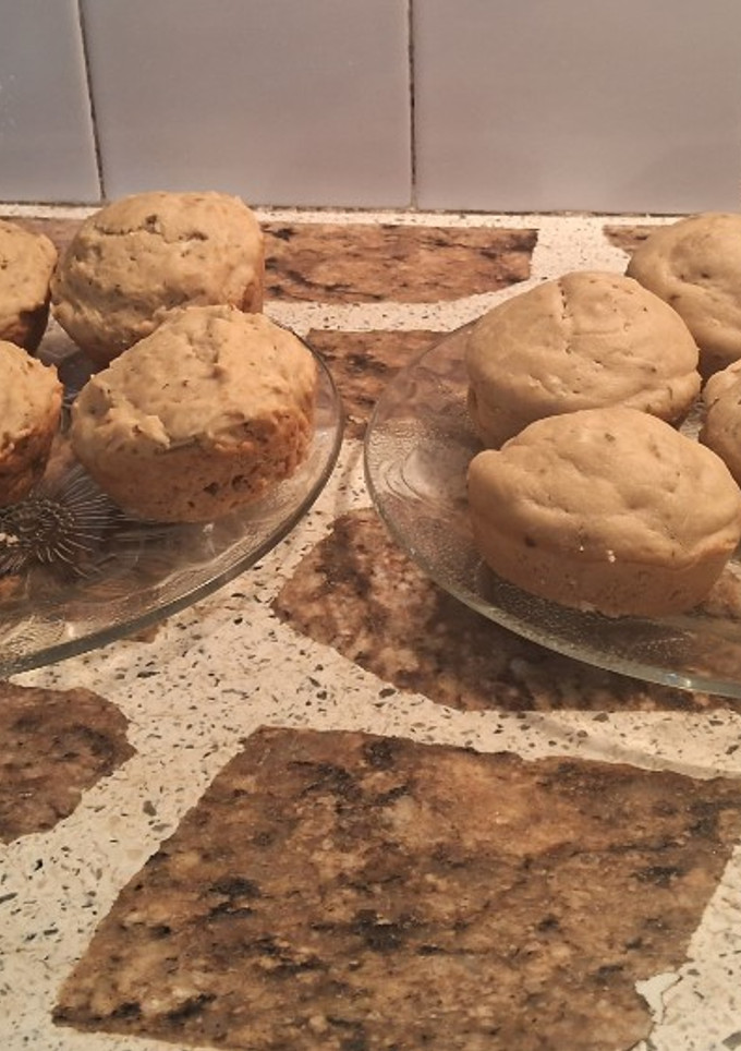 Una foto de Muffins veganos de cebolla