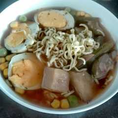 Una foto de Ramen instantánea con Maruchan
