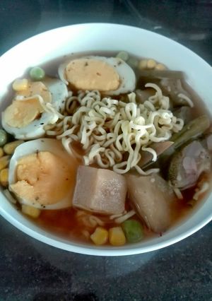 Una foto de Ramen instantánea con Maruchan