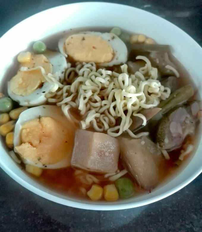 Una foto de Ramen instantánea con Maruchan