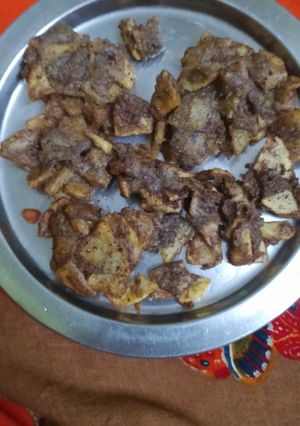 A picture of Kuttu ki pakore.