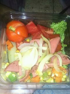 Foto resep Salad sayur simple