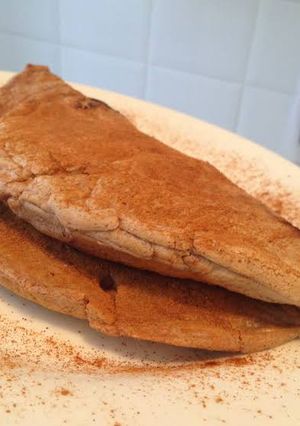 Una foto de "Panqueque" fit de banana y canela