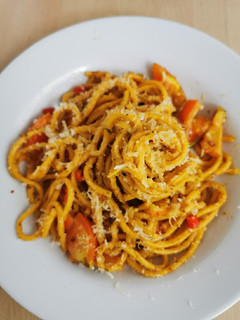Foto resep Spaghetti aglio e olio pakai mie batak