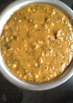 A picture of Sindhi saai bhaji.